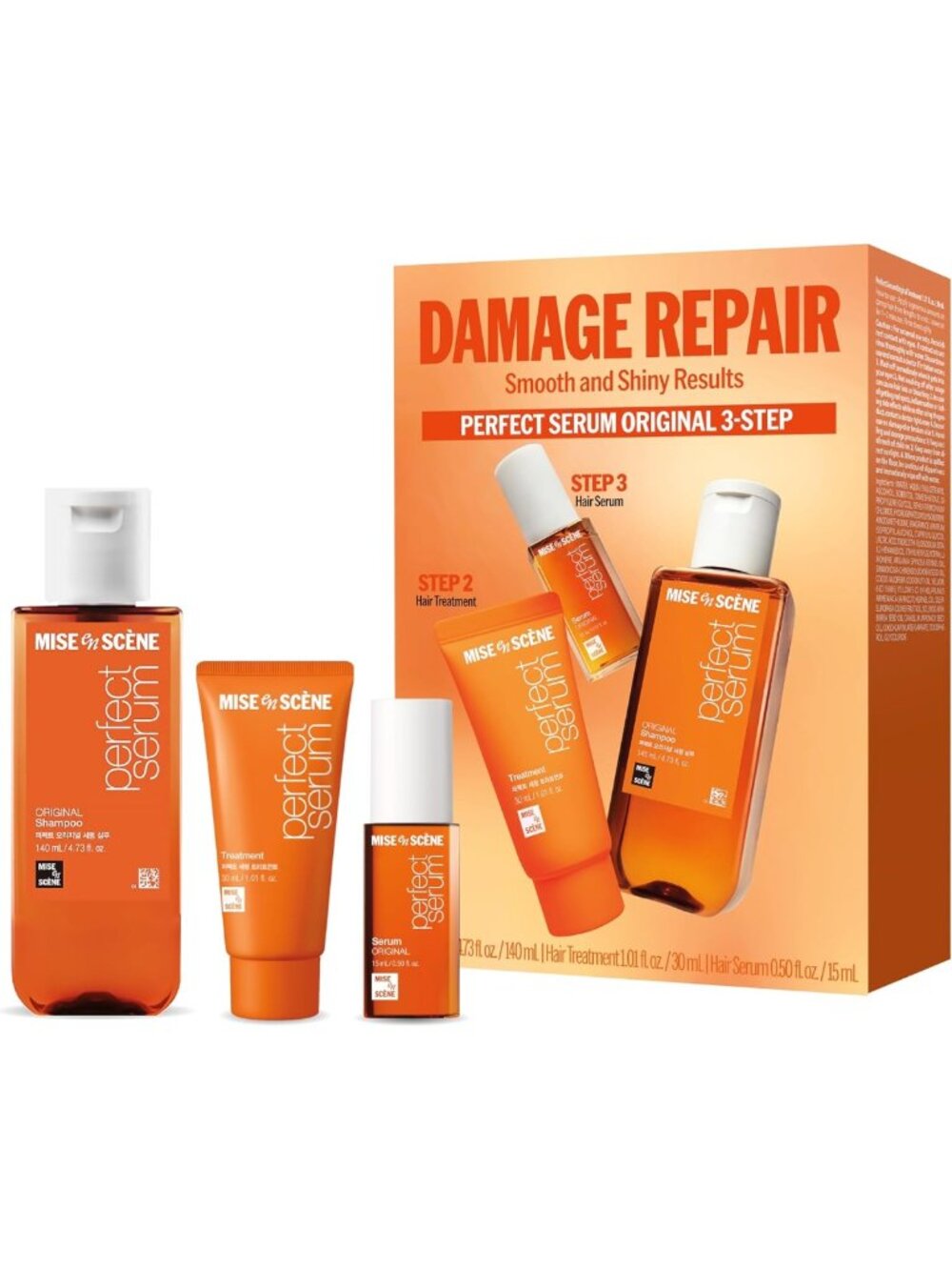 Perfect Serum Hair Care Travel Kit - TSA Approved, Nourishing & Hydrating